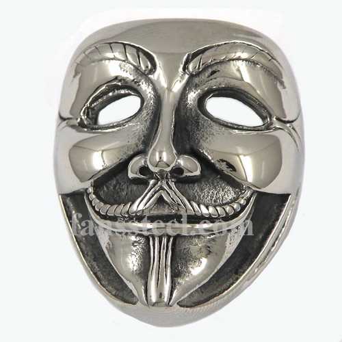 FSR12W49 iron man mask Ring - Click Image to Close
